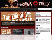 Tablet Screenshot of gorestruly.com